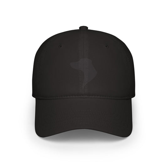 Doberman 2 Silhouette Low Profile Baseball Cap