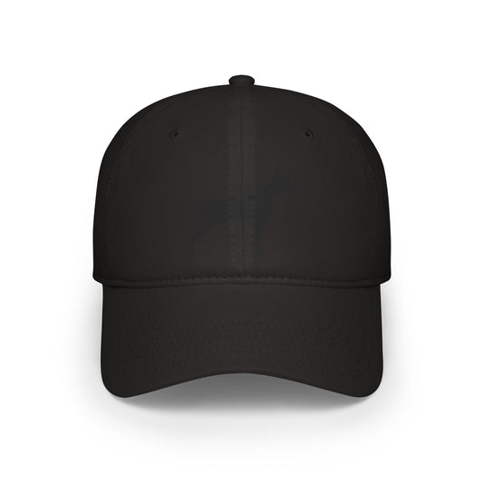Doberman 3 Silhouette Low Profile Baseball Cap