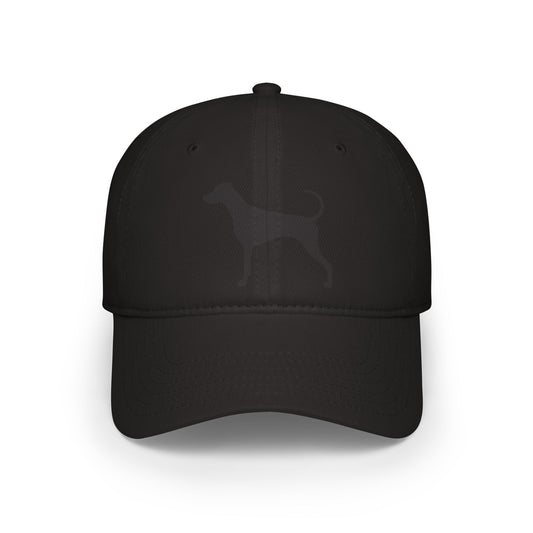Doberman 1 Silhouette Low Profile Baseball Cap
