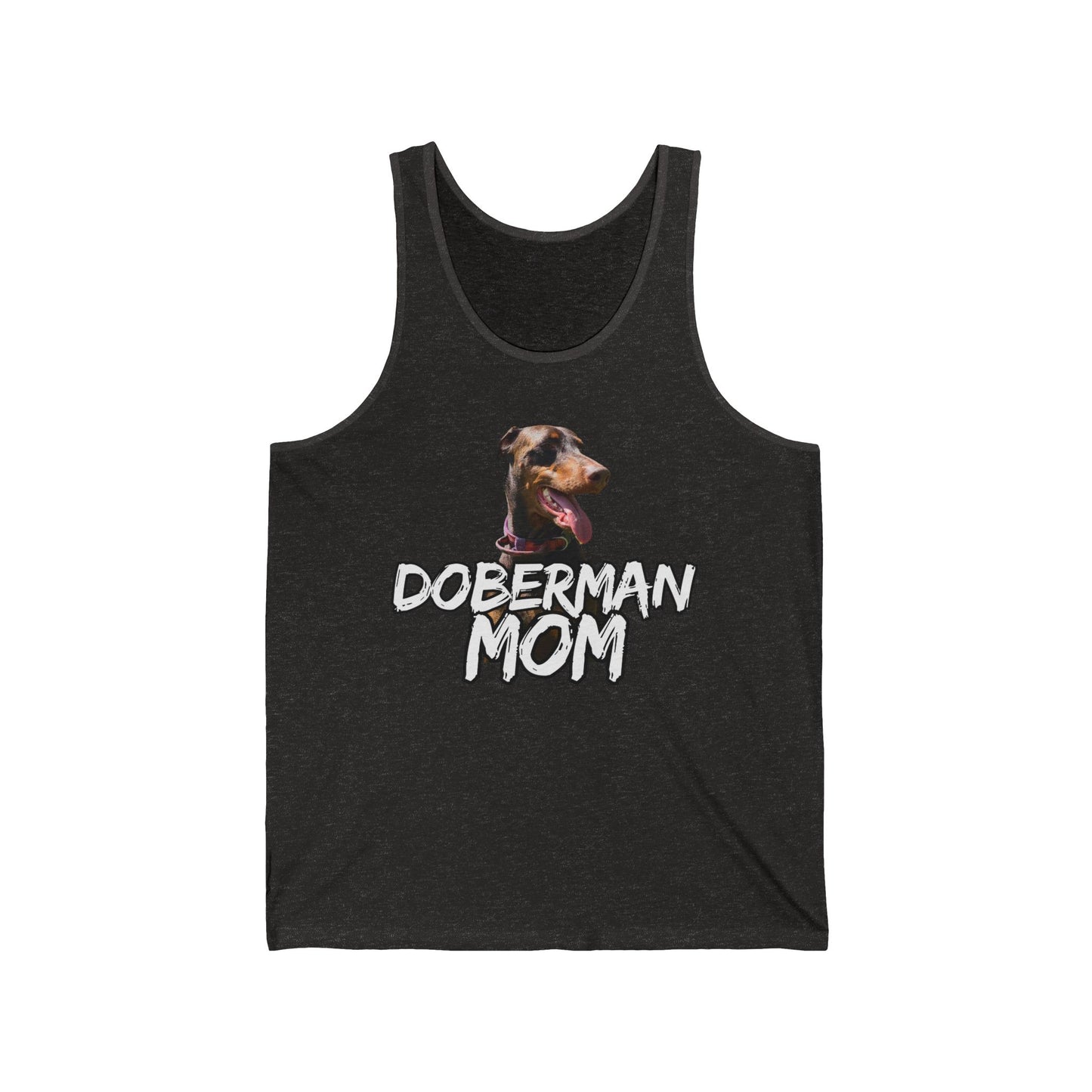 Doberman Mom Unisex Jersey Tank - Perfect Gift for Dog Lovers!