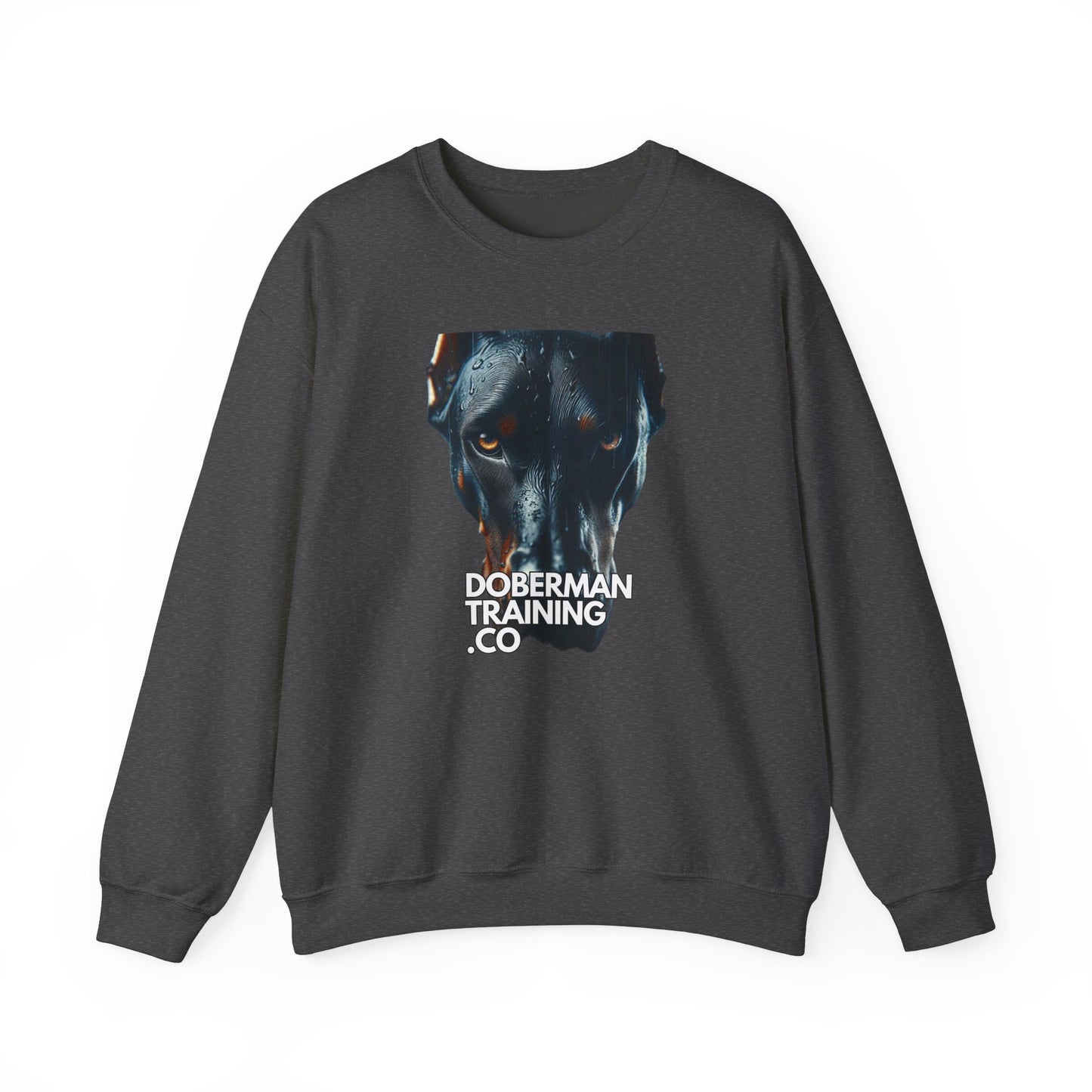 Doberman Training Crewneck Sweatshirt – Unisex Heavy Blend