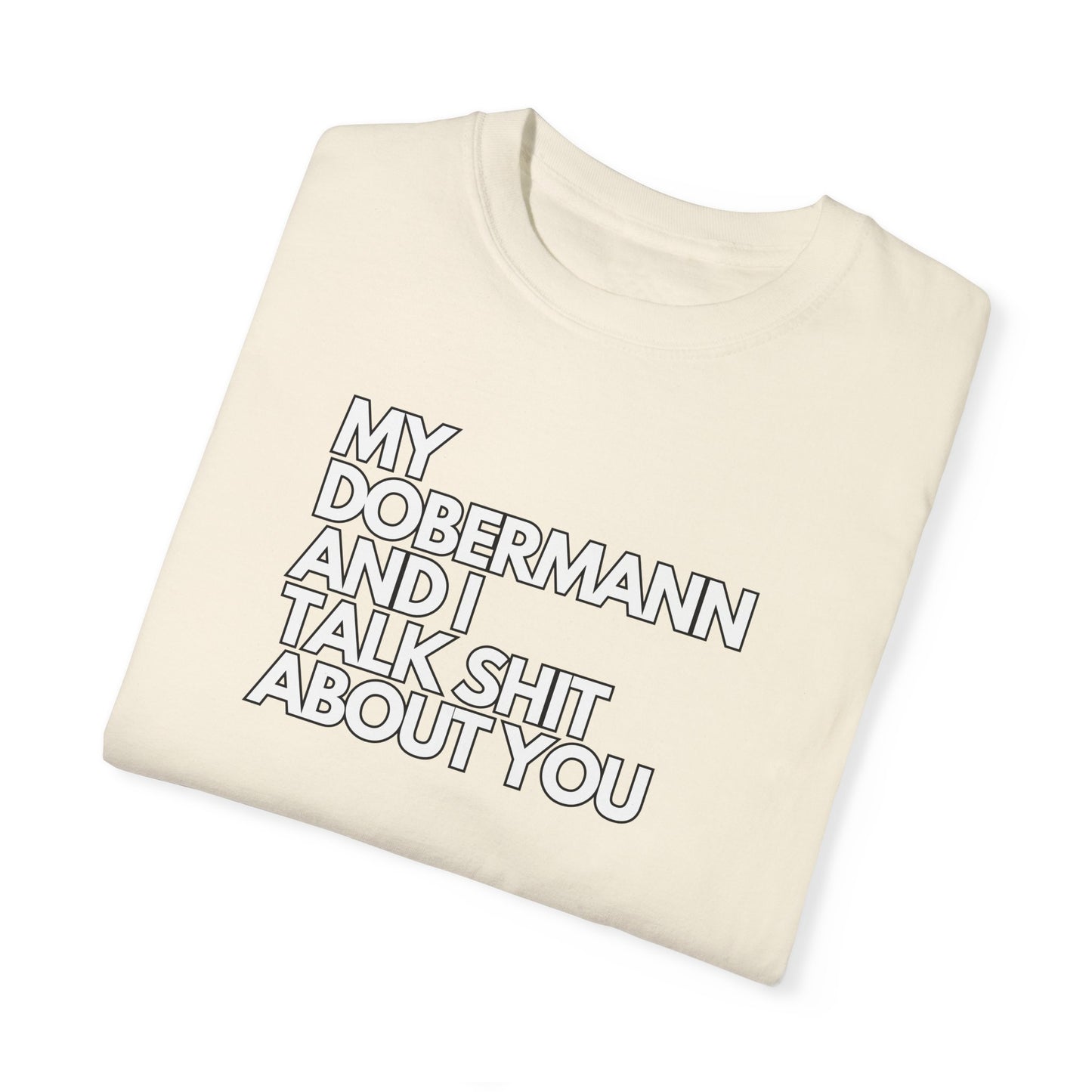 Dobermann 1 Unisex Garment-Dyed T-shirt