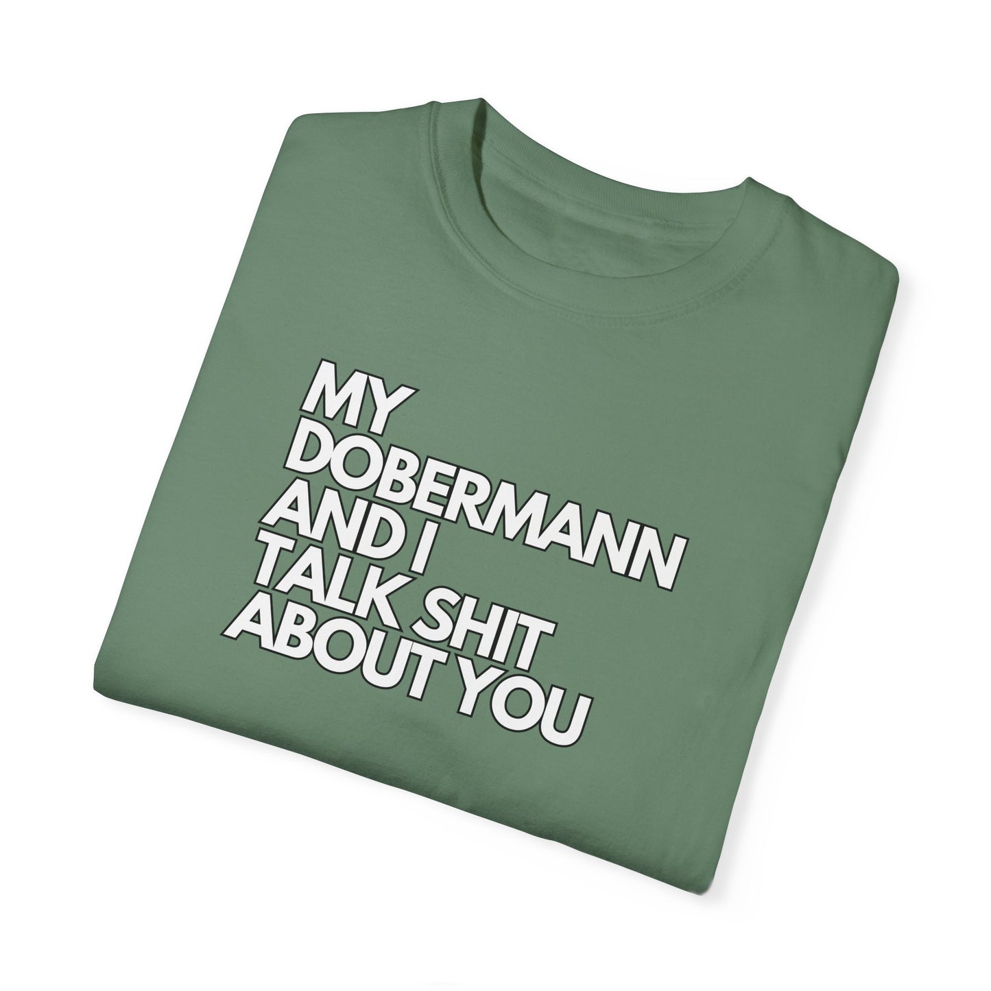 Dobermann 1 Unisex Garment-Dyed T-shirt
