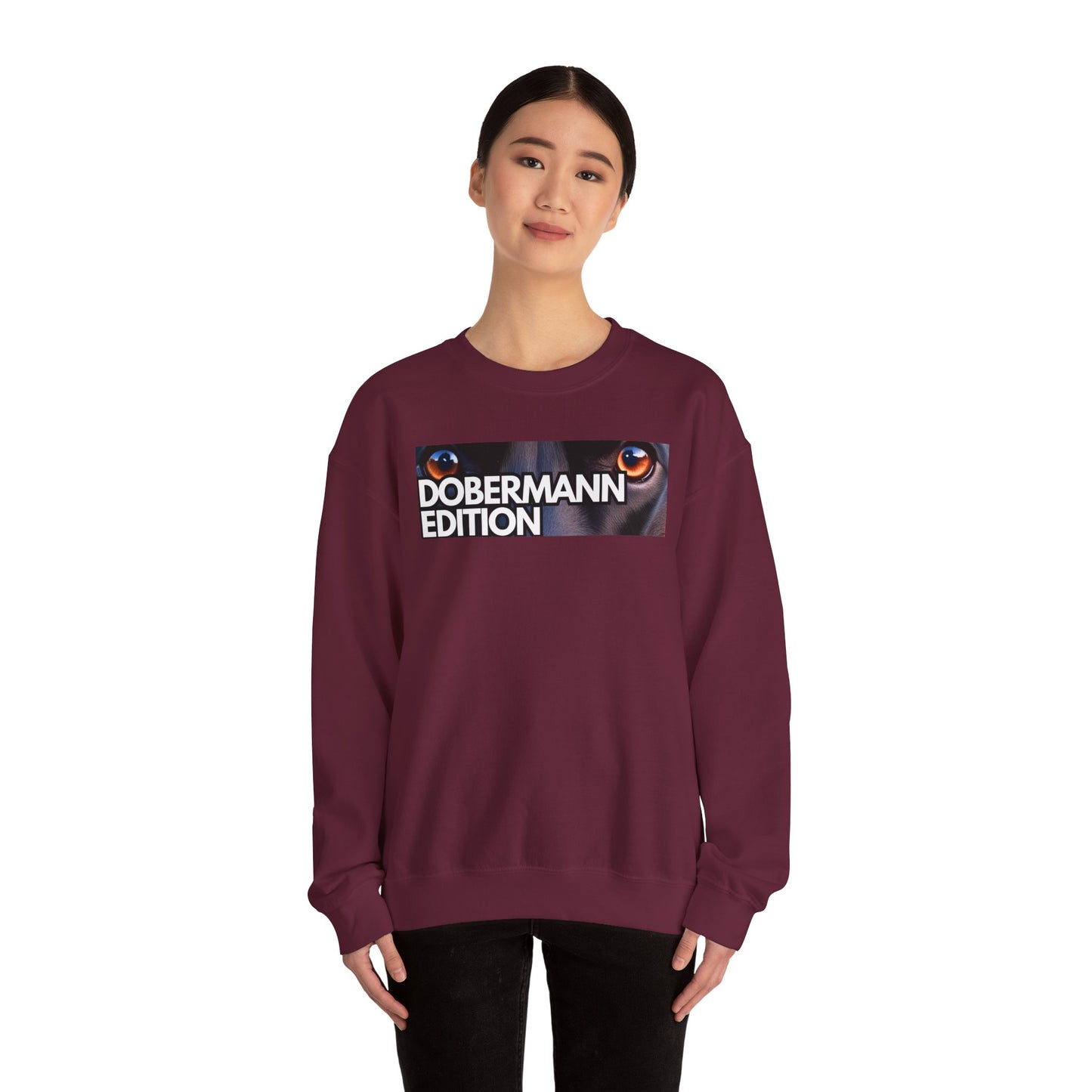 Doberman Training 6 Crewneck Sweatshirt – Unisex Heavy Blend
