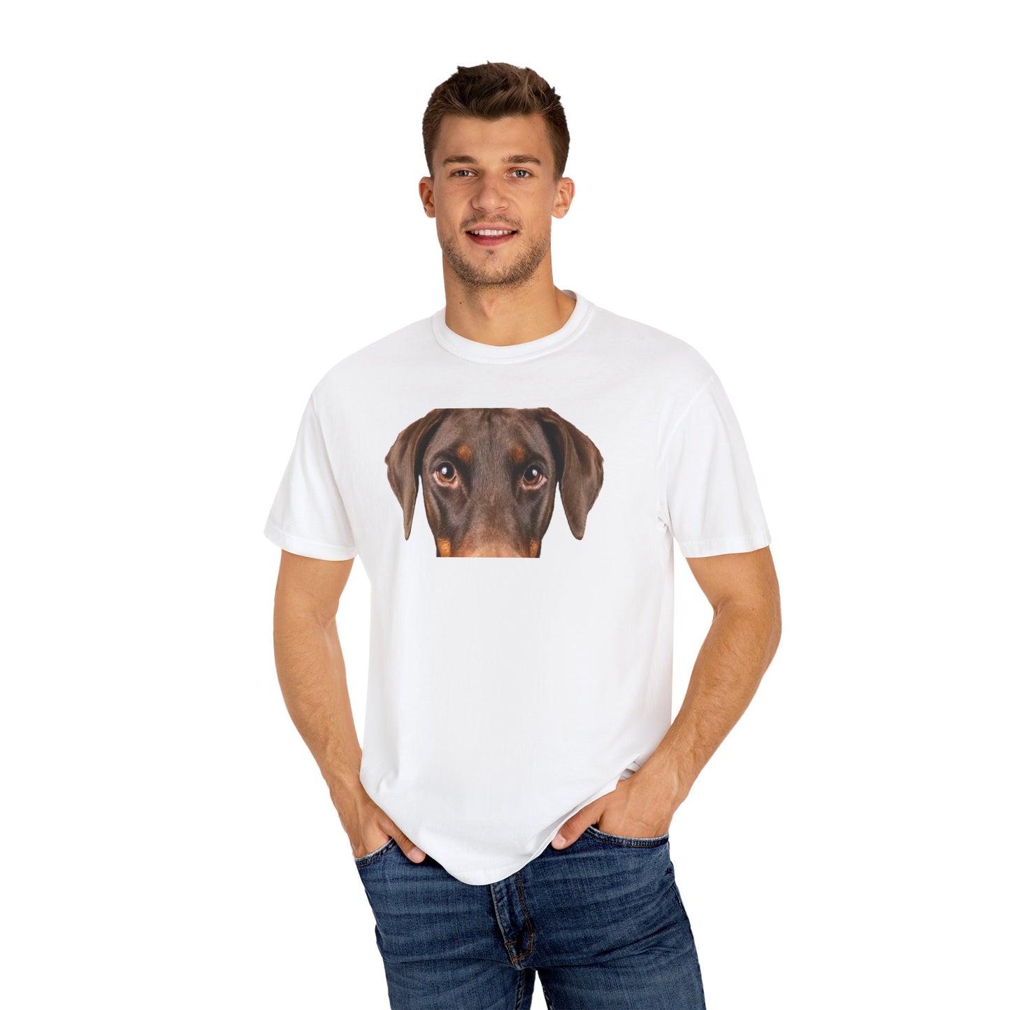 Doberman 6 Unisex Garment-Dyed T-shirt