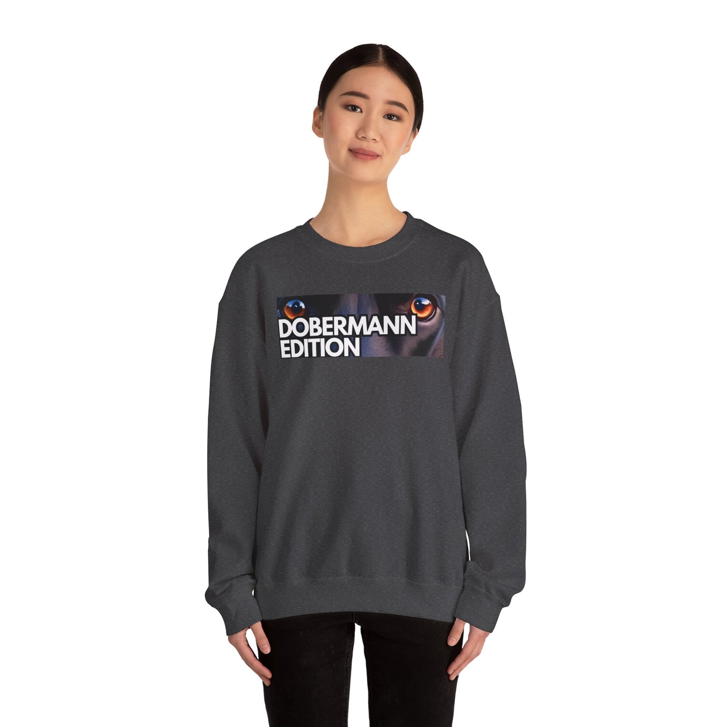 Doberman Training 6 Crewneck Sweatshirt – Unisex Heavy Blend