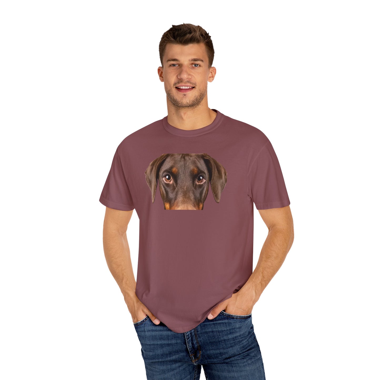 Doberman 6 Unisex Garment-Dyed T-shirt