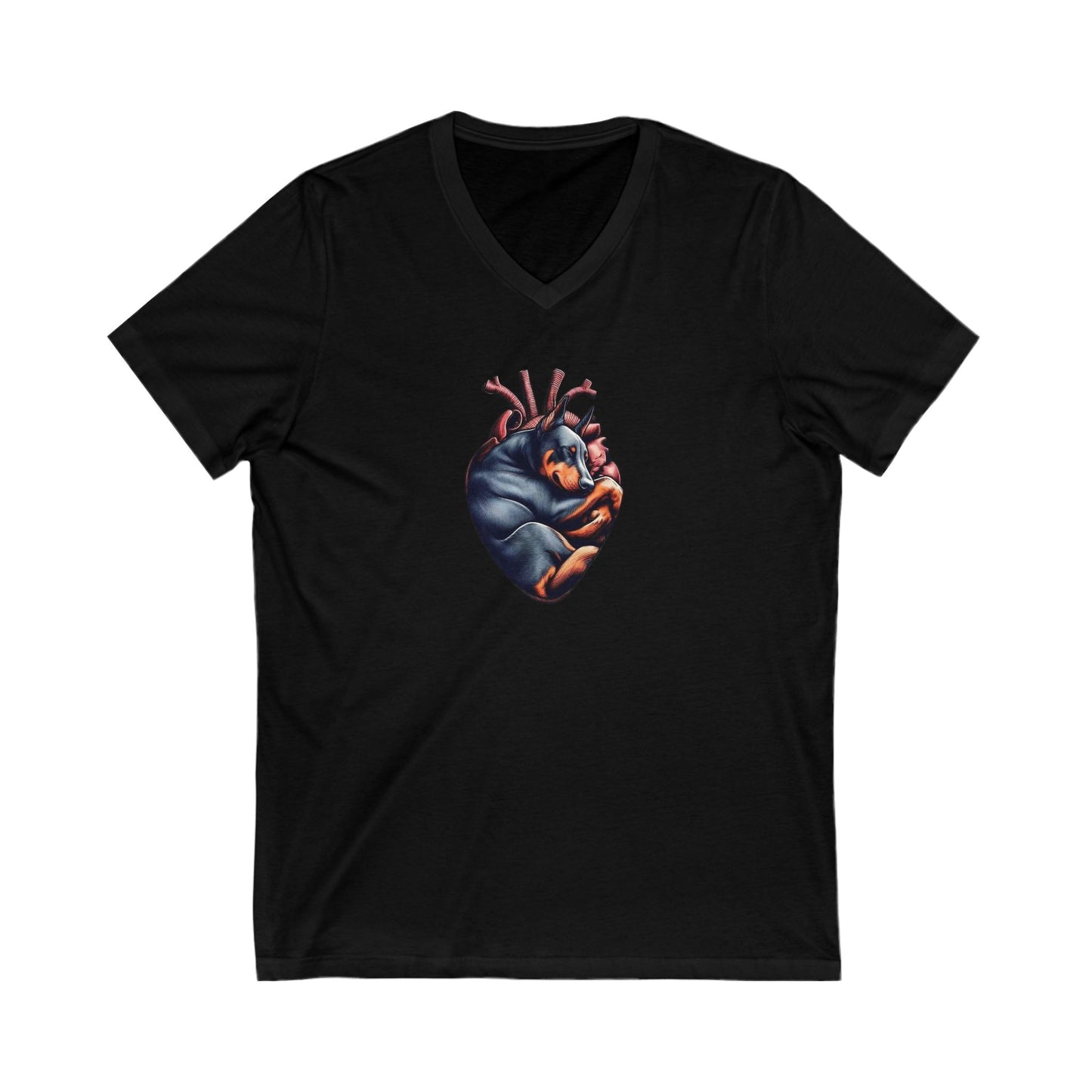 Heartfelt Love Unisex V-Neck Tee