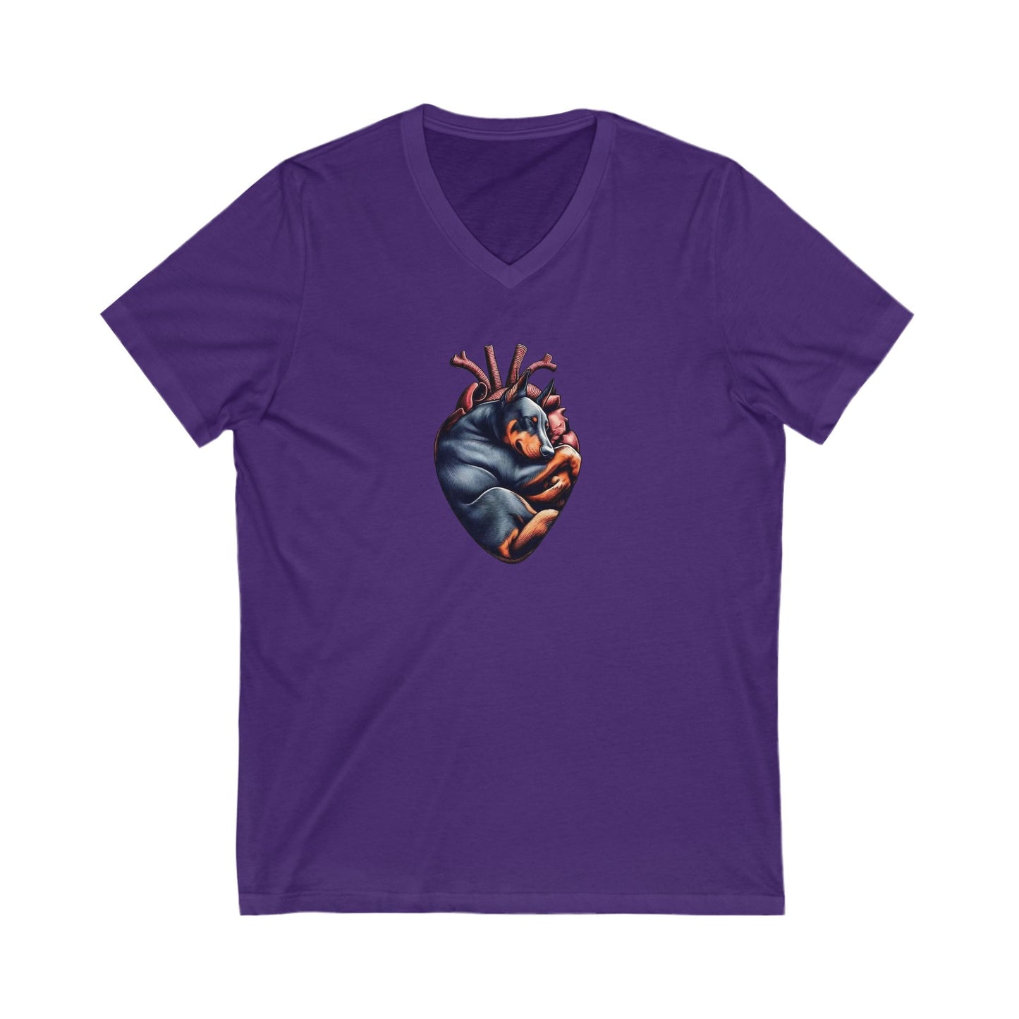 Heartfelt Love Unisex V-Neck Tee