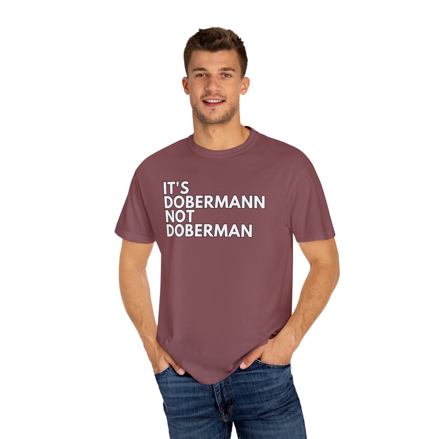 It's Dobermann 1 Unisex Garment-Dyed T-shirt
