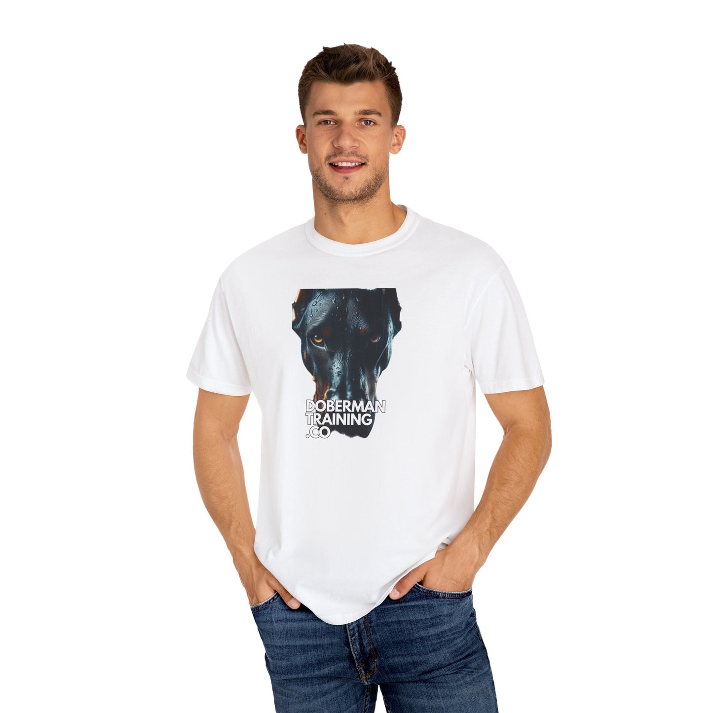 Doberman 4 Unisex Garment-Dyed T-shirt
