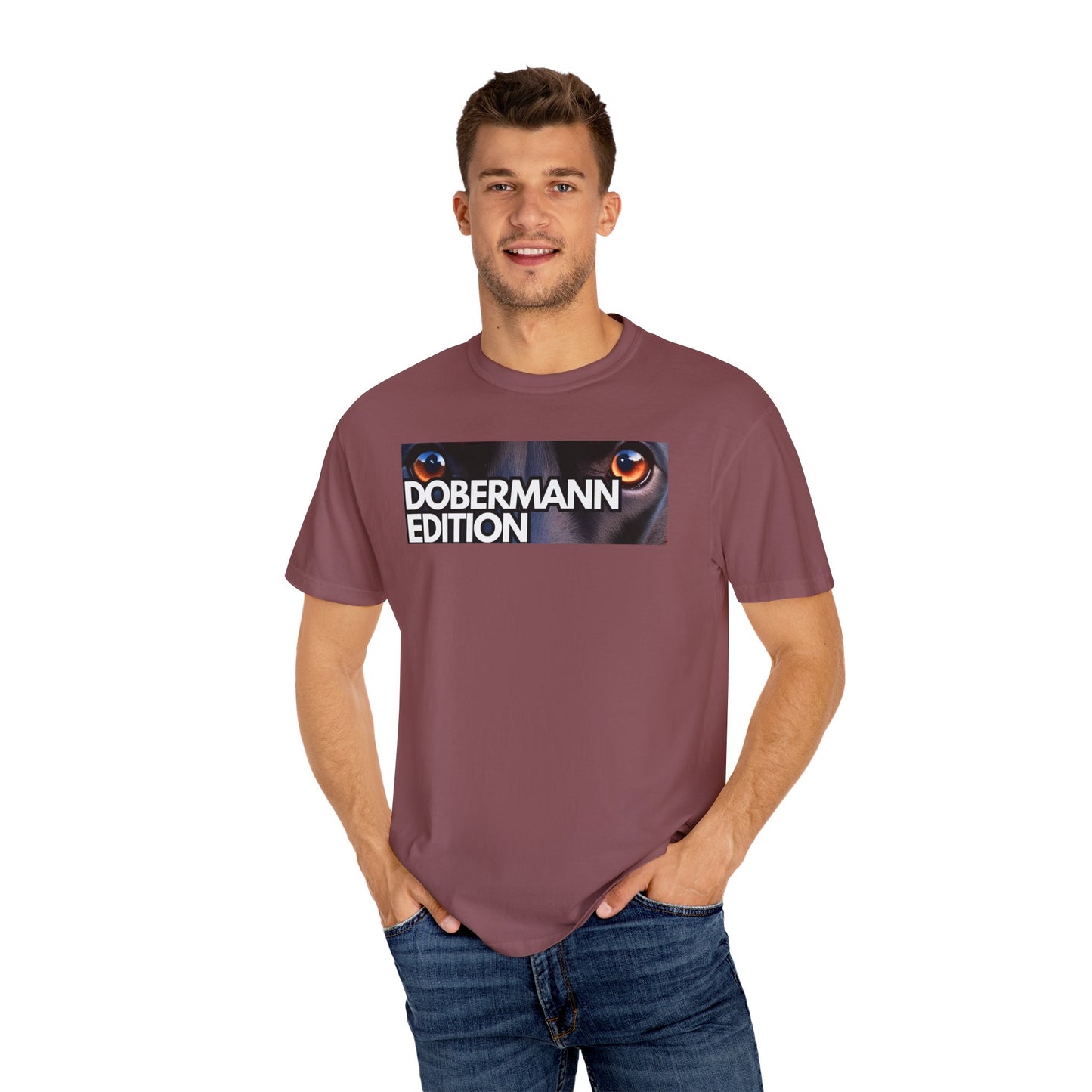 Doberman 9 Unisex Garment-Dyed T-shirt
