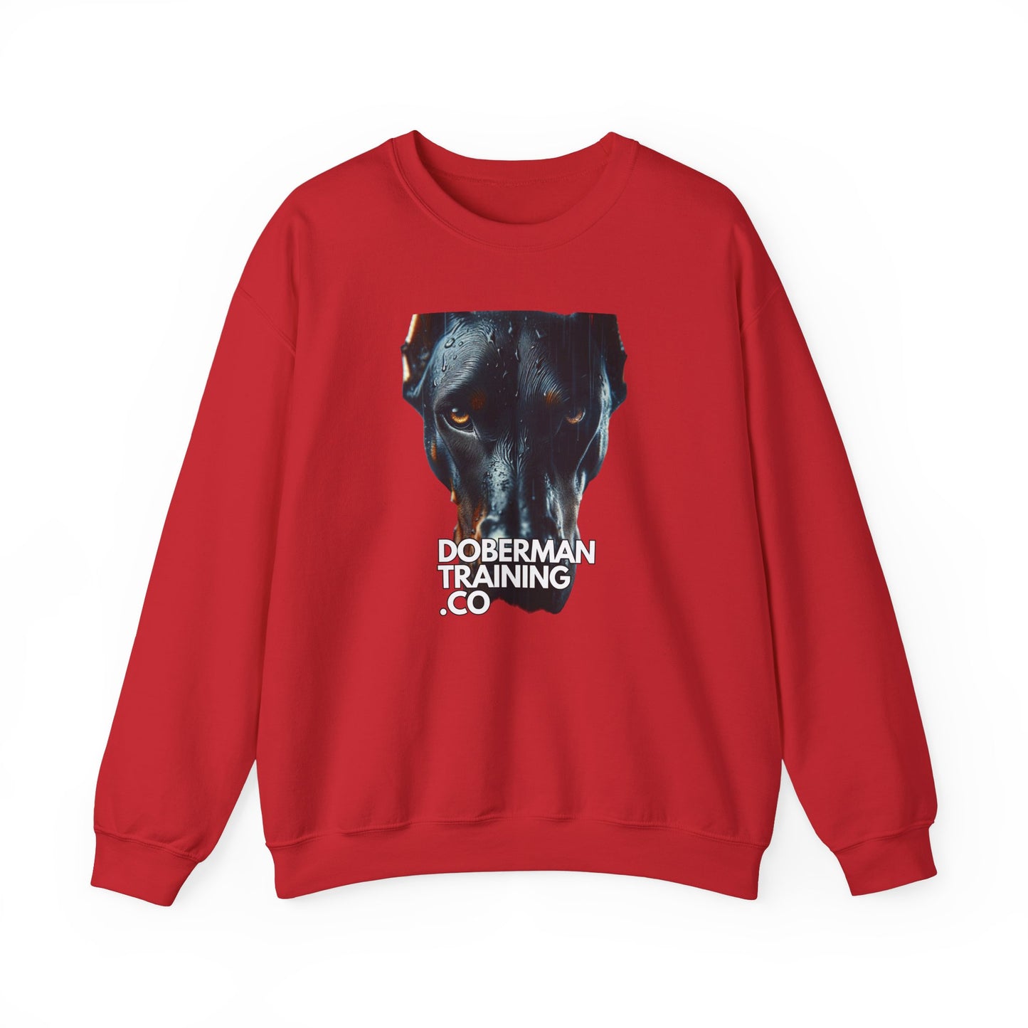 Doberman Training Crewneck Sweatshirt – Unisex Heavy Blend