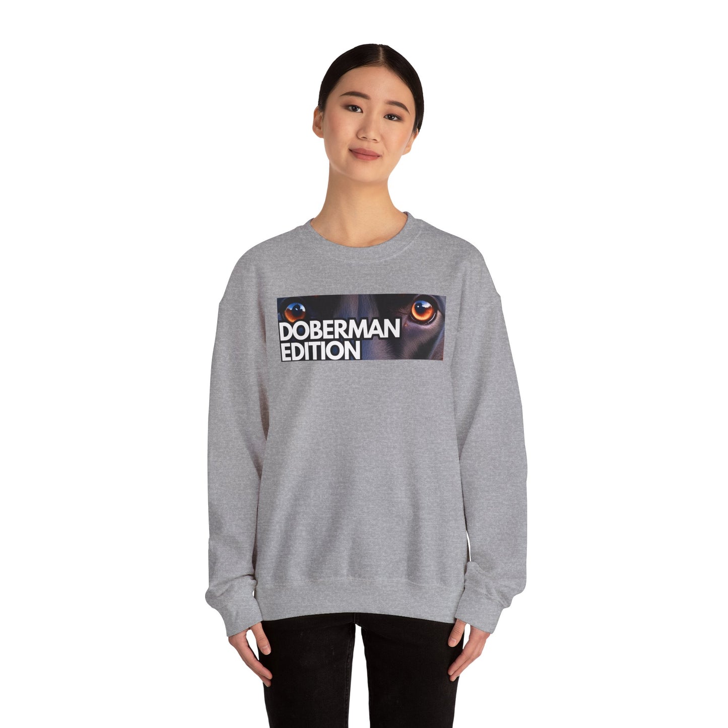 Doberman Training 5 Crewneck Sweatshirt – Unisex Heavy Blend