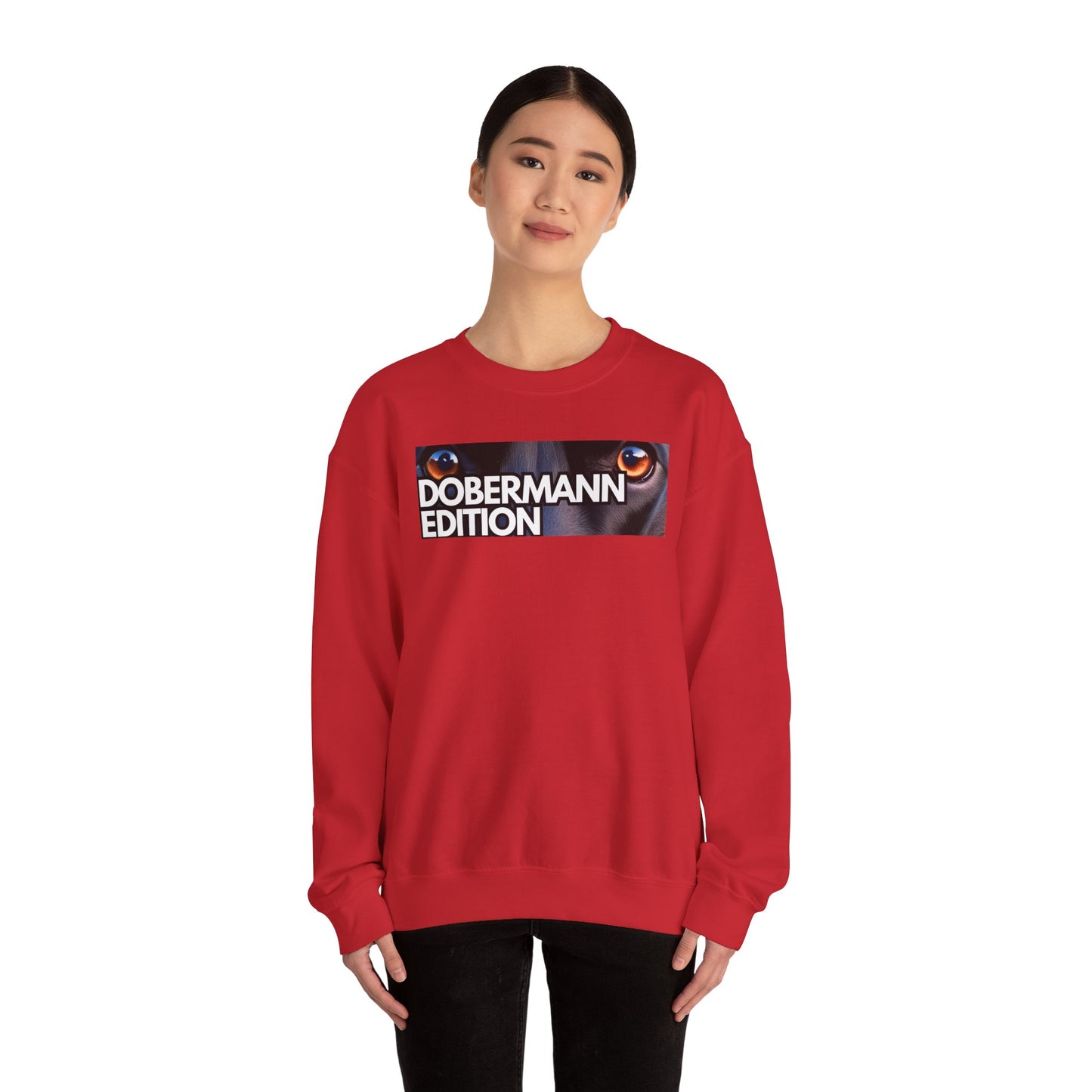 Doberman Training 6 Crewneck Sweatshirt – Unisex Heavy Blend