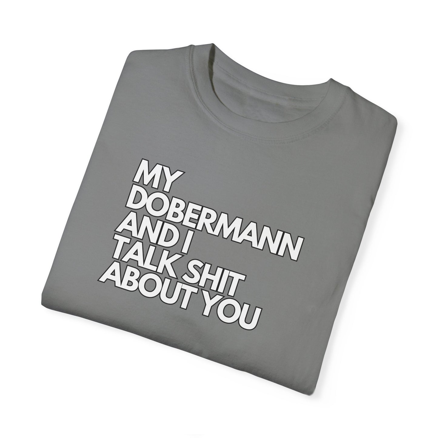 Dobermann 1 Unisex Garment-Dyed T-shirt