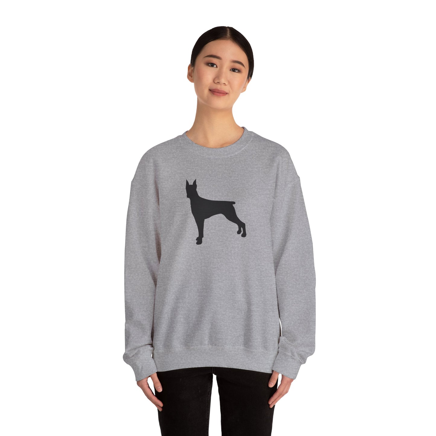 Doberman Training 5 Crewneck Sweatshirt – Unisex Heavy Blend