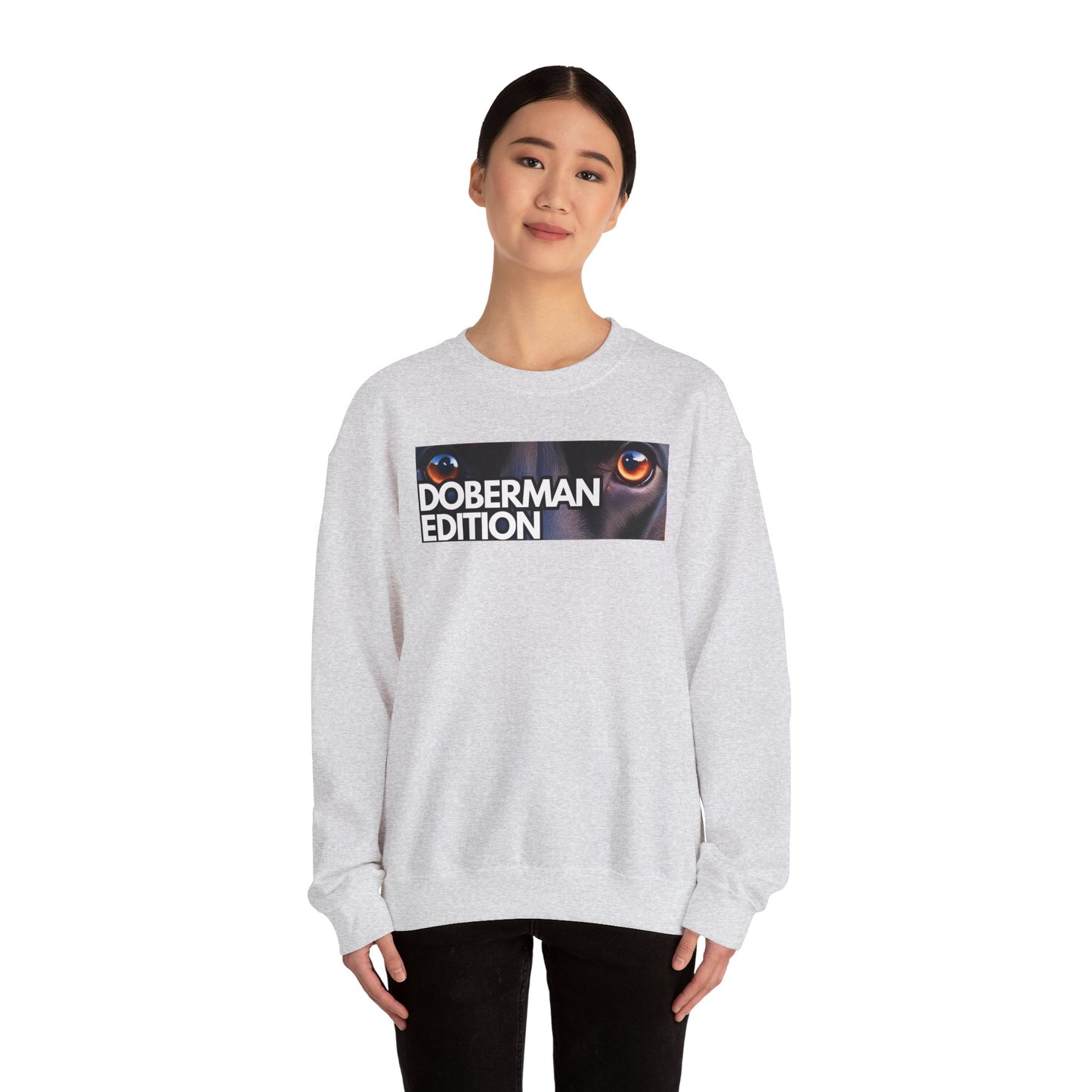 Doberman Training 5 Crewneck Sweatshirt – Unisex Heavy Blend