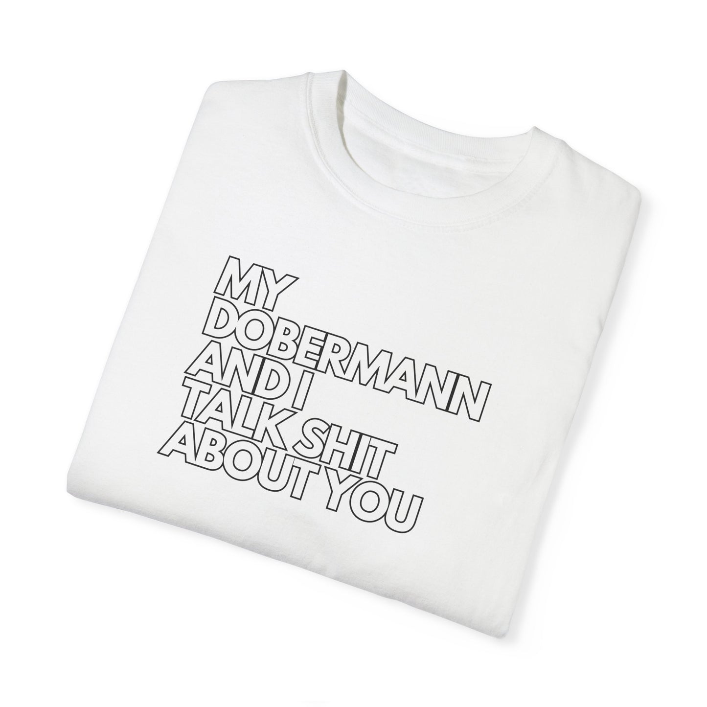 Dobermann 1 Unisex Garment-Dyed T-shirt