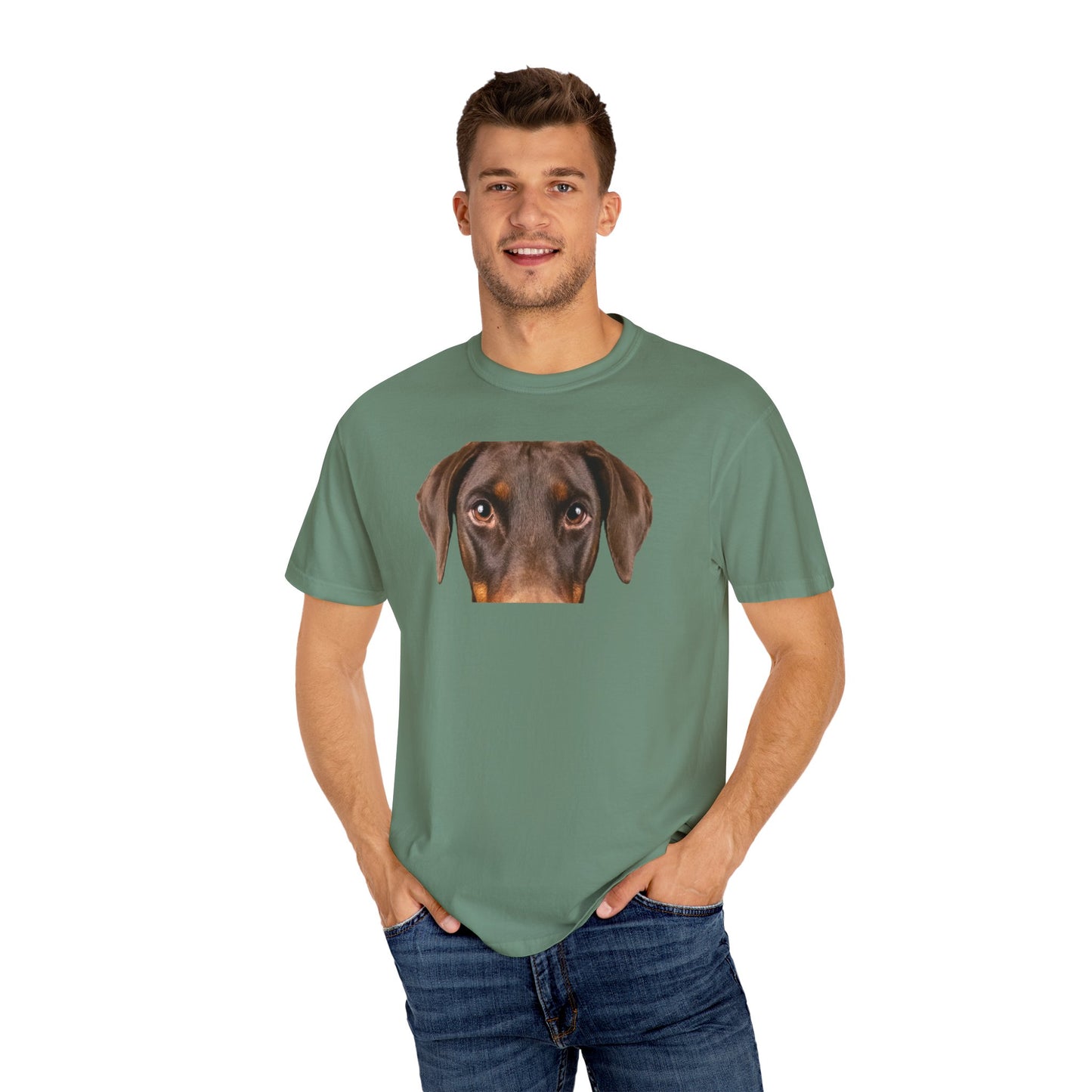 Doberman 6 Unisex Garment-Dyed T-shirt