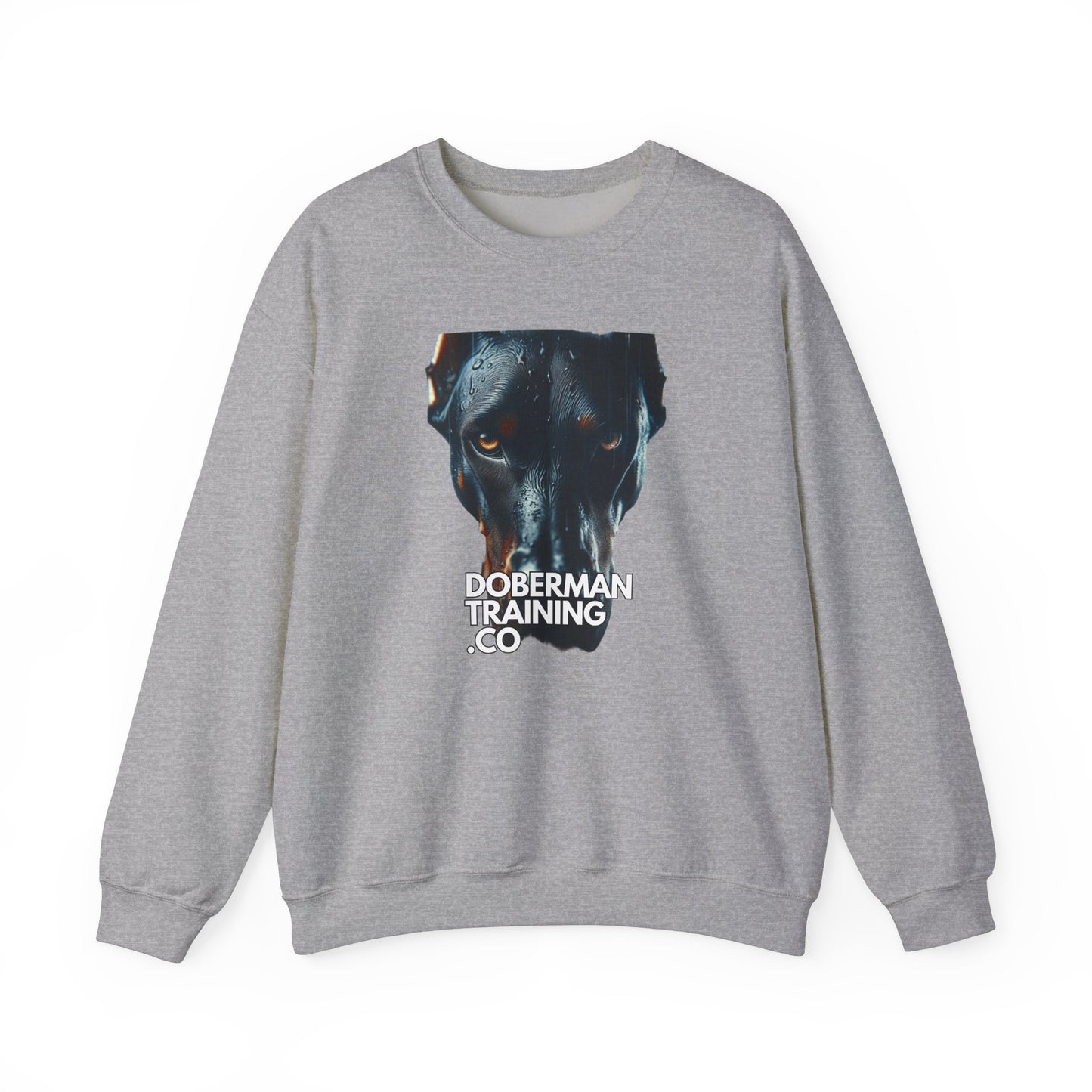 Doberman Training Crewneck Sweatshirt – Unisex Heavy Blend