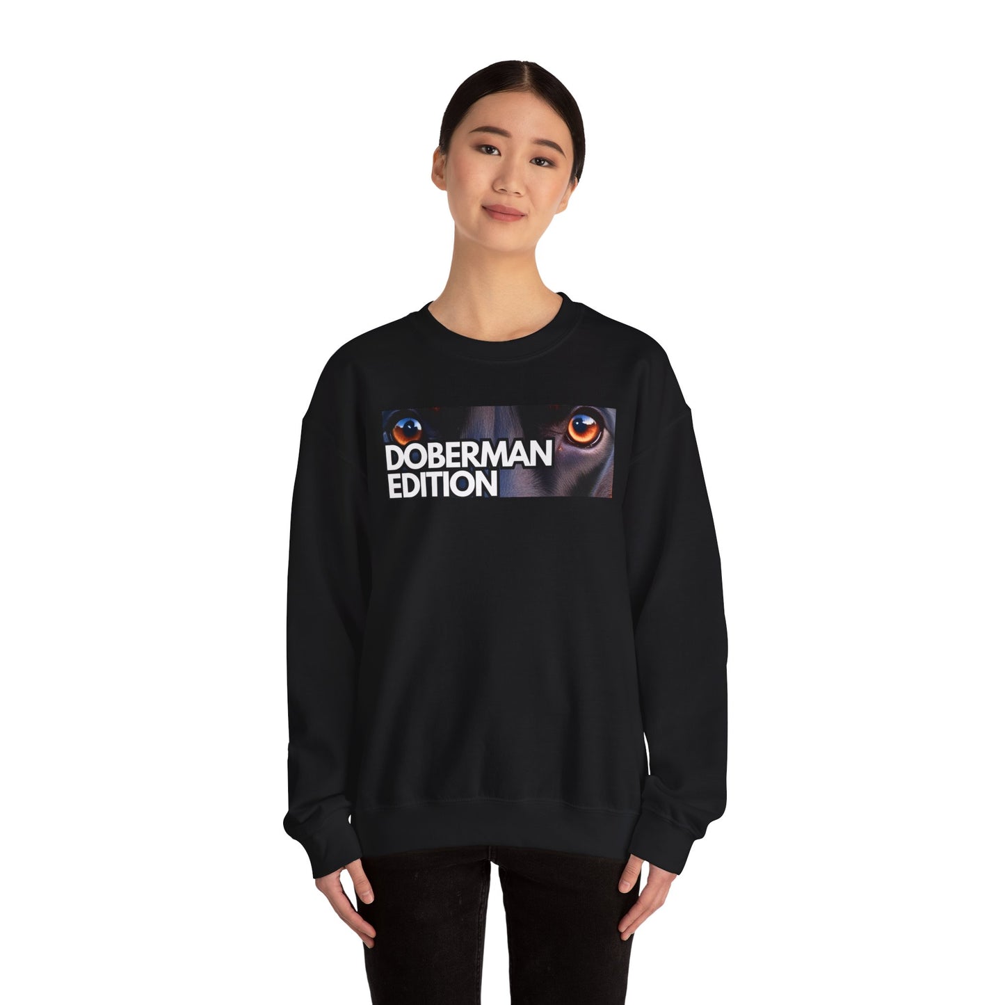 Doberman Training 5 Crewneck Sweatshirt – Unisex Heavy Blend