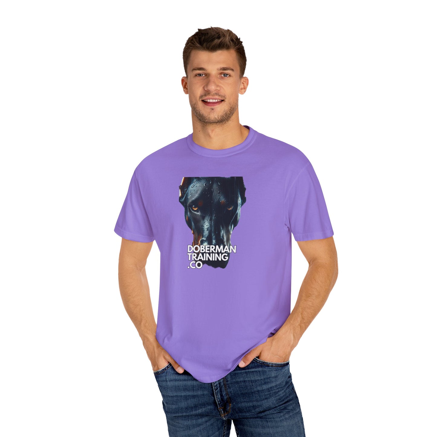 Doberman 4 Unisex Garment-Dyed T-shirt