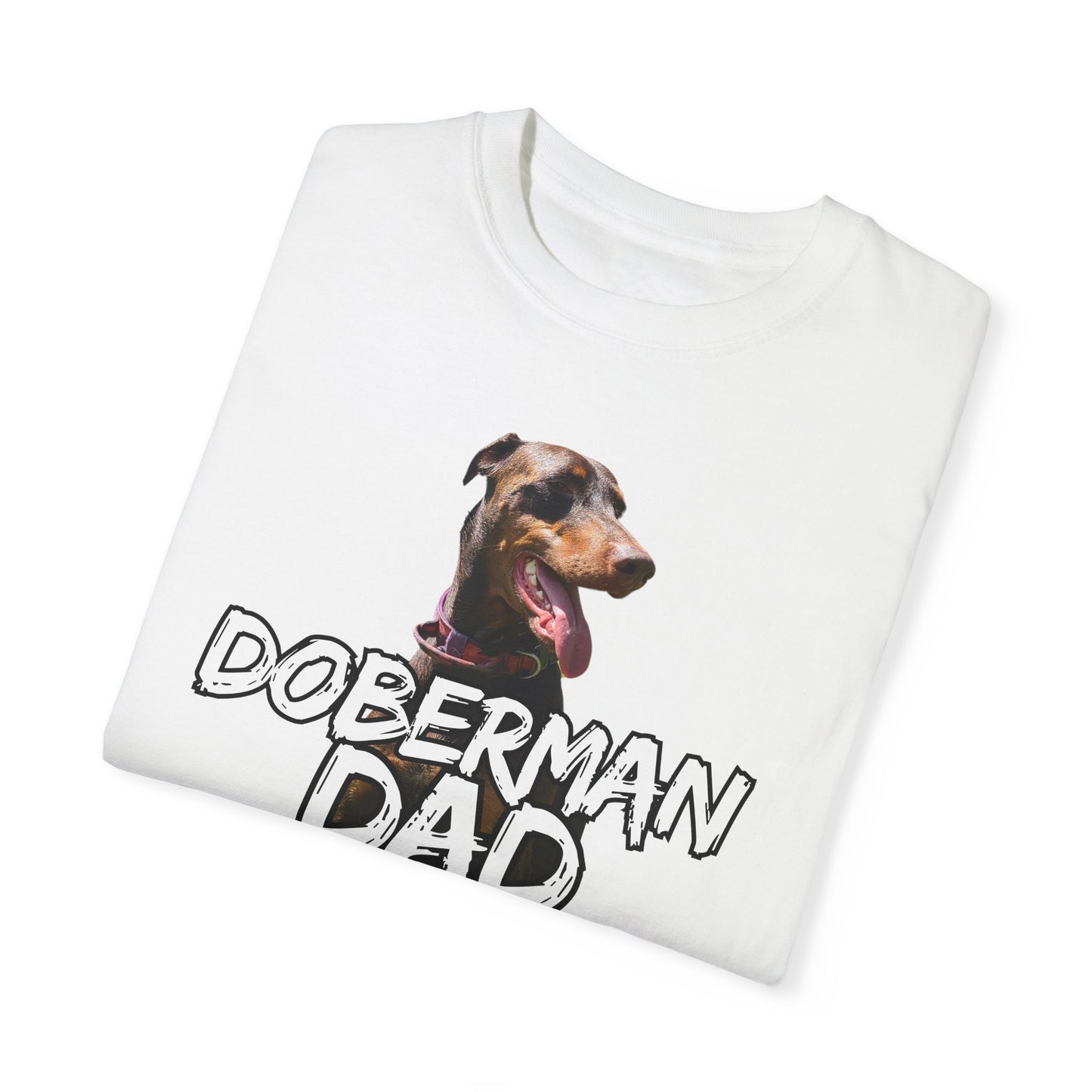 Doberman Custom Unisex Garment-Dyed T-shirt